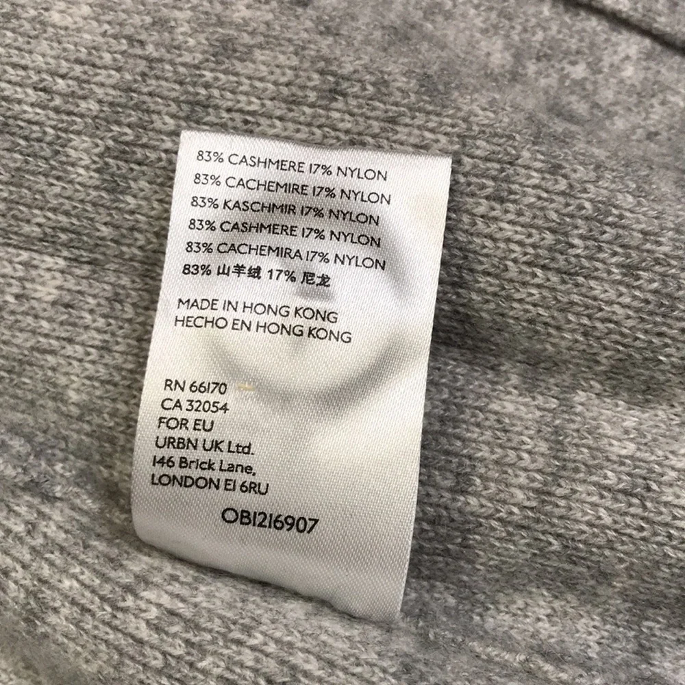 ๐ฒ๐ Maeve by Anthropologie Cashmere Collection Essa Grey Button Down Cardigan - Picture 6 of 15